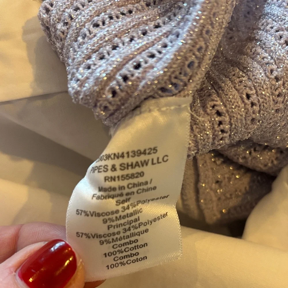 Veronica Beard Kaley Mixed Media Sweater NWT - Picture 5 of 5